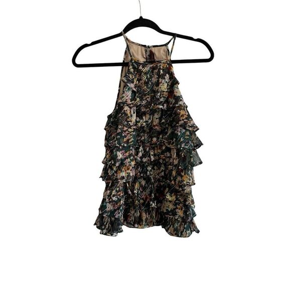 NWT RANNA GiLL by Anthropologie Larina Ruffle Tank Size S - Picture 3 of 9